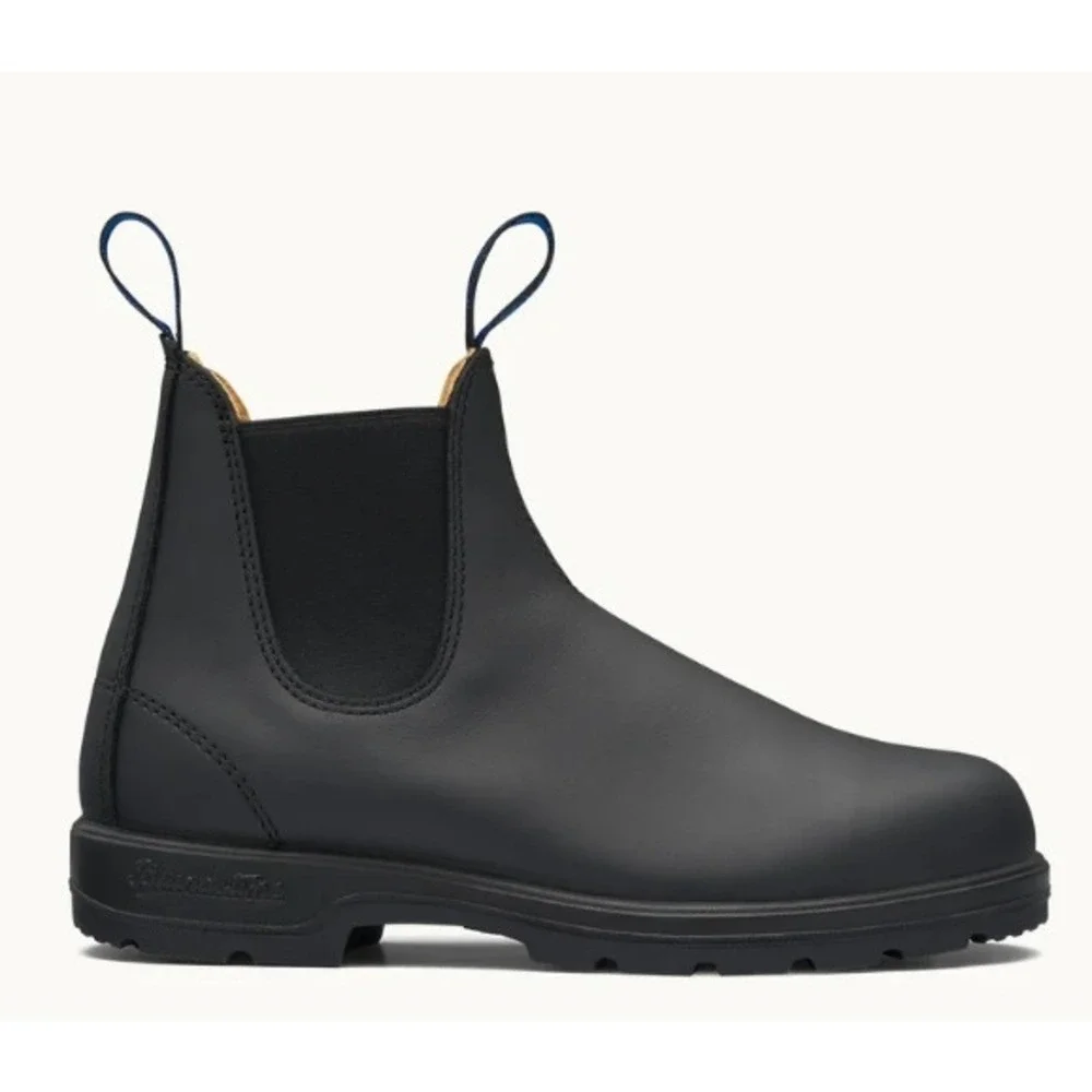 Blundstone Thermal #566 Chelsea Boots Black Leather Insulated Sheepskin MenUS 9
